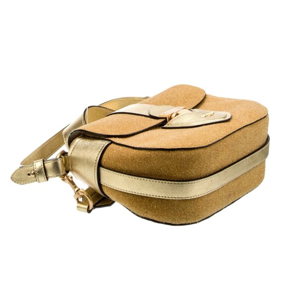 MOSCHINO Suede and Leather Two Way Bag EUC - Picture 4 of 4